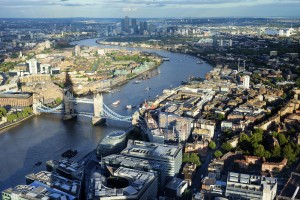 London aerial view