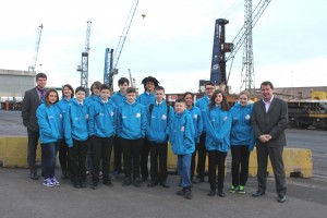 Children from the High Tide foundation cadetship 2015
