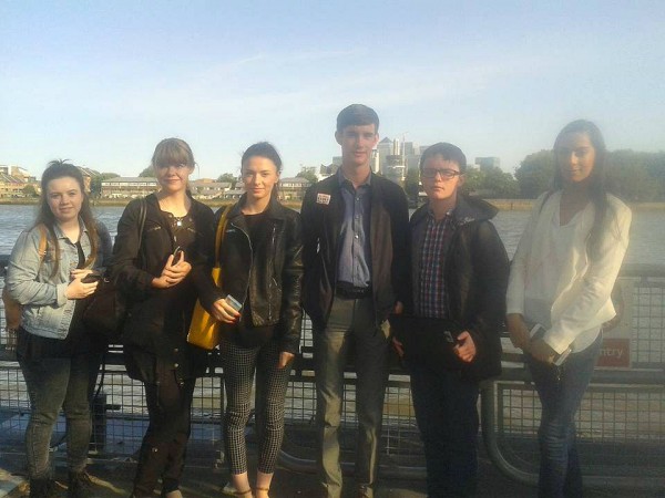 High Tide Foundation students on London trip