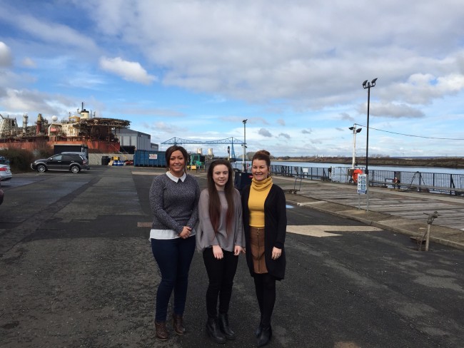 Lauren Bywater, Lauren Jackson and Kim Upex High Tide Foundation