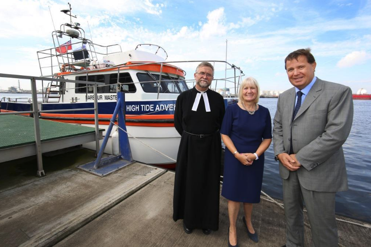 The High Tide Adventure gets christened at Teesport