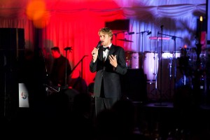 Guest speaker Chris Tomlinson, at the High Tide Foundation Fundraising Ball 2016