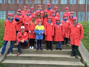 Last year's students on the Port to Port visit.
