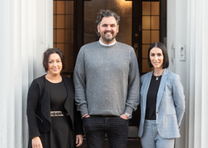 (L-R) Lauren Bywater, general manager, Mark Easby, chairman and Kirsten Donkin, trustee.